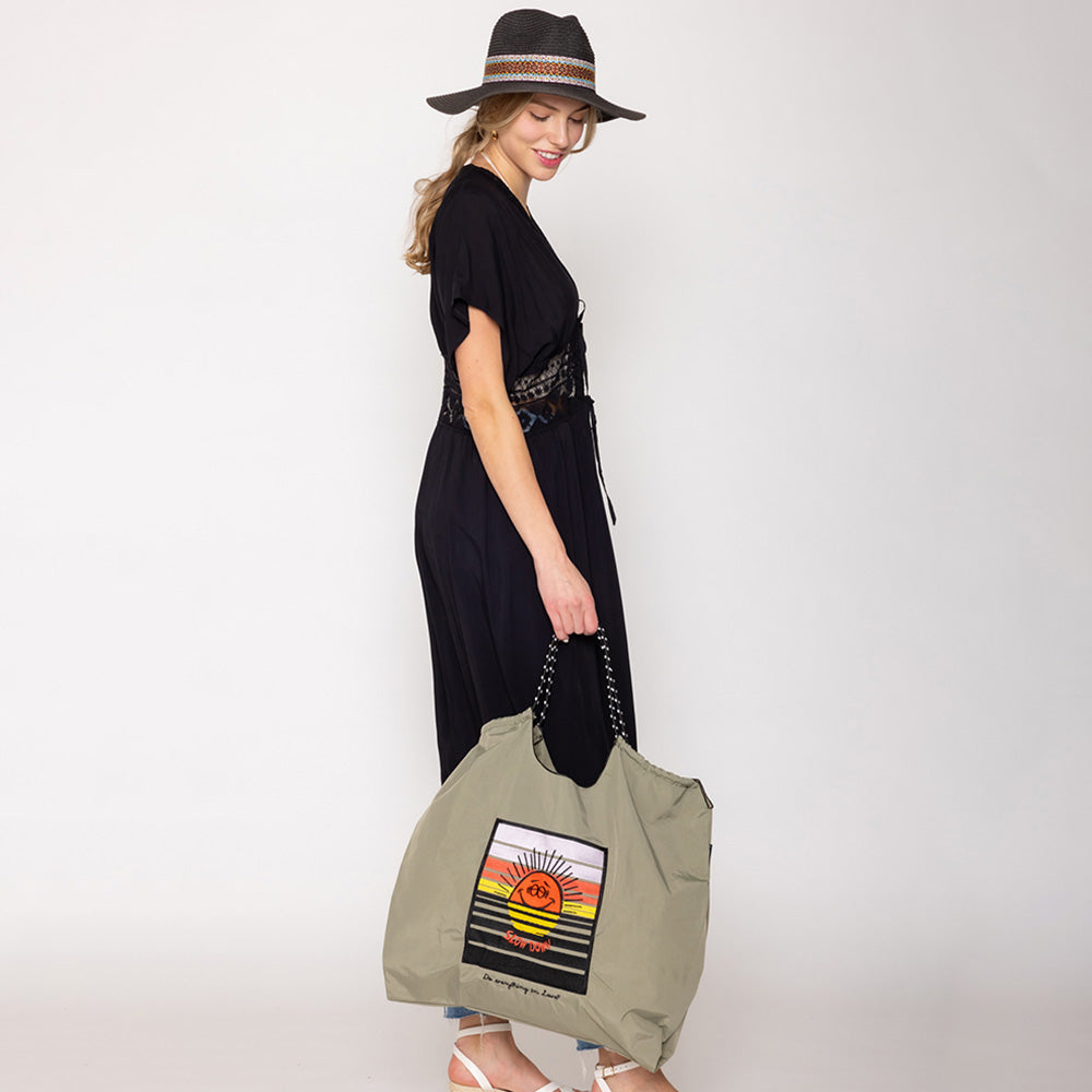 Sun Rope Nylon Tote Bag