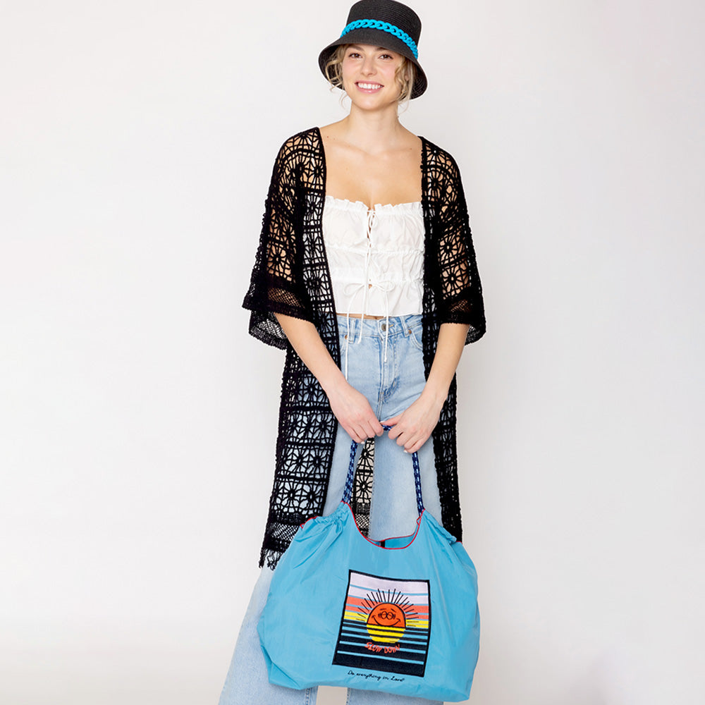 Sun Rope Nylon Tote Bag