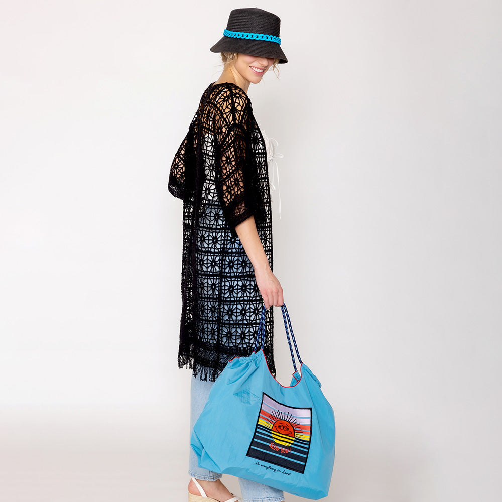 Sun Rope Nylon Tote Bag