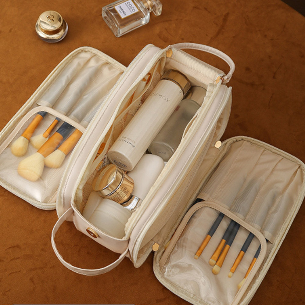 3 Layer Portable Travel Makeup Pouch Bag