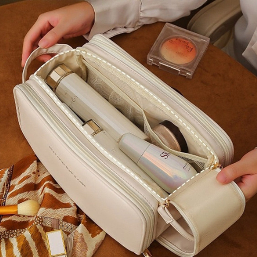 3 Layer Portable Travel Makeup Pouch Bag