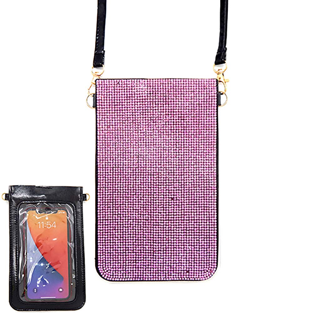 Bling Transparent Phone Case Crossbody Bag