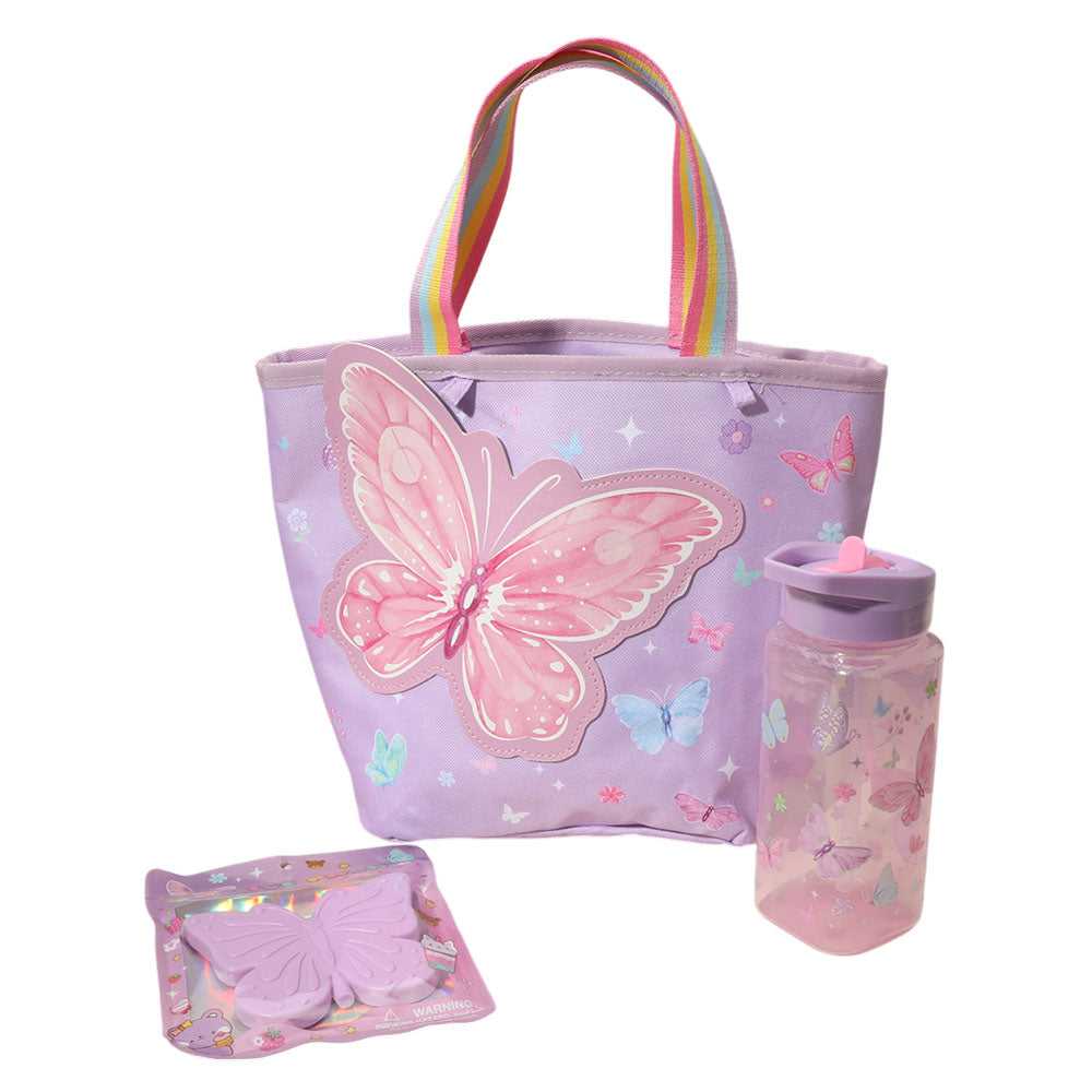 3PCS - HOT FOCUS Kids Strawberry Lunch Essentials