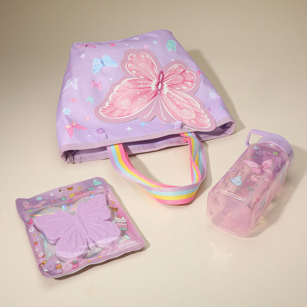3PCS - HOT FOCUS Kids Strawberry Lunch Essentials