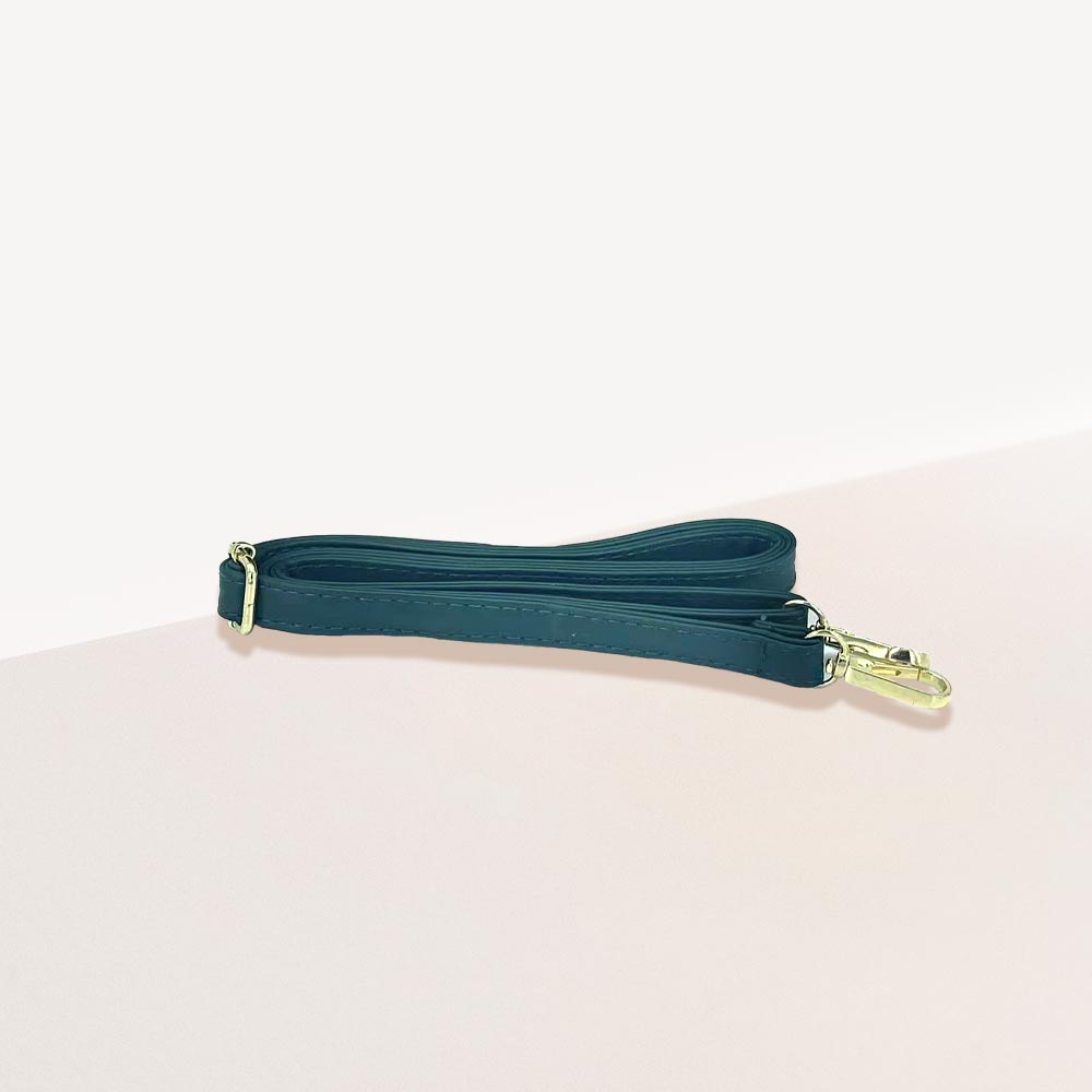 Chunky Metal Trim Accented Faux Leather Top Handle Crossbody Bag