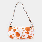 Cow Pattern Faux Leather Shoulder Bag