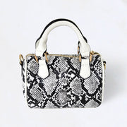 Snake Skin Patterned Tote / Crossbody Bag