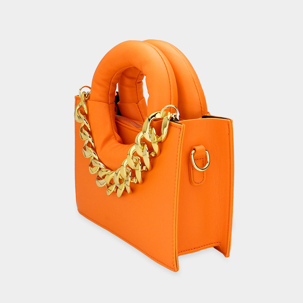 2 In 1 Faux Leather Solid Tote and Crossbody Bag Set