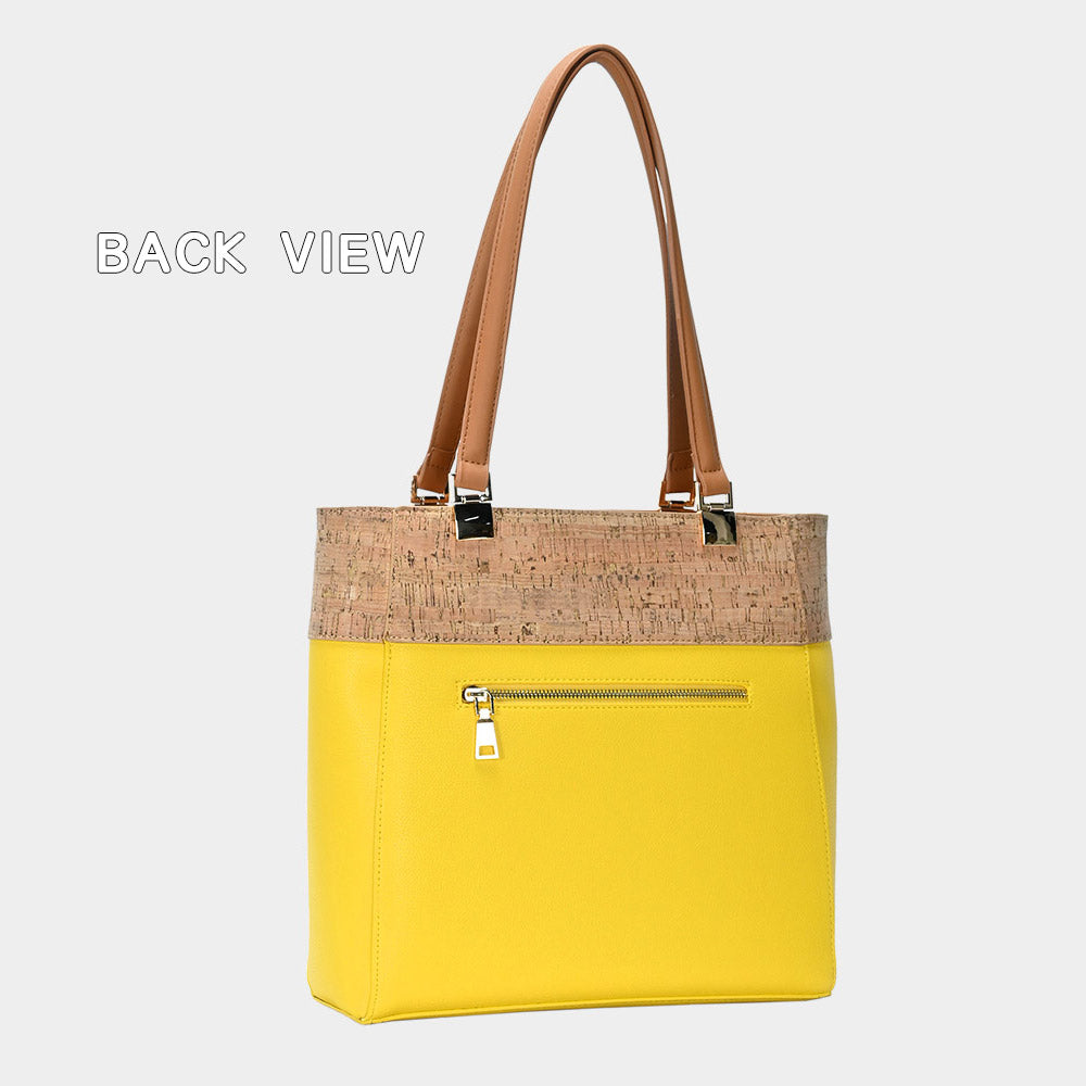 Faux Leather Shoulder Bag