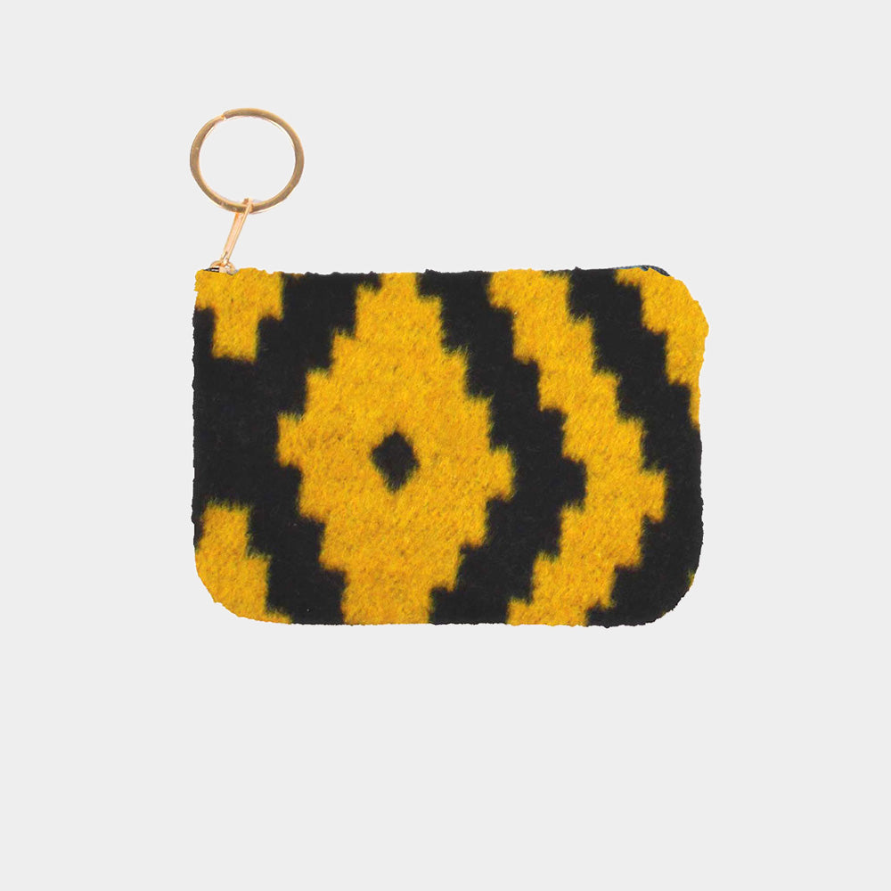 Western Print Coin Card Purse