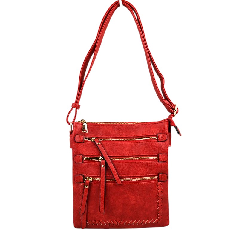 Fashionable Women's Soft Faux Leather Crossbody Purse Shoulder Bag
