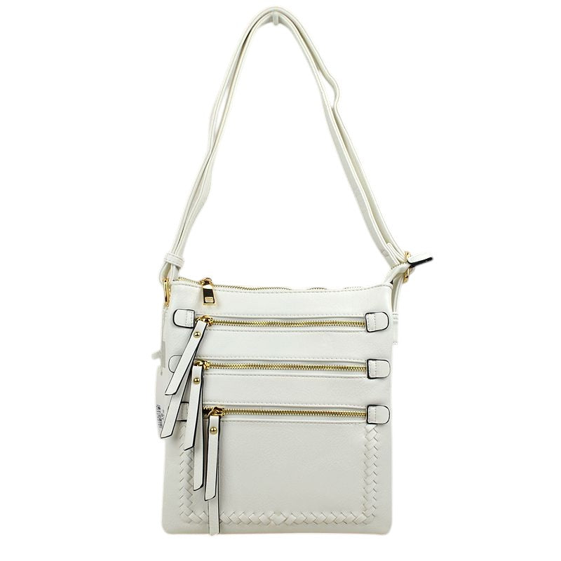 Fashionable Women's Soft Faux Leather Crossbody Purse Shoulder Bag