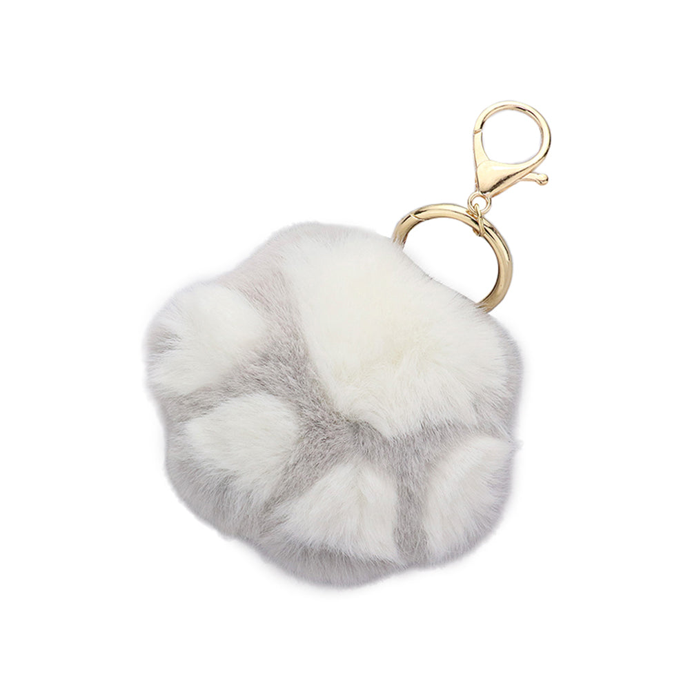 Faux Fur Paw Bag Charm