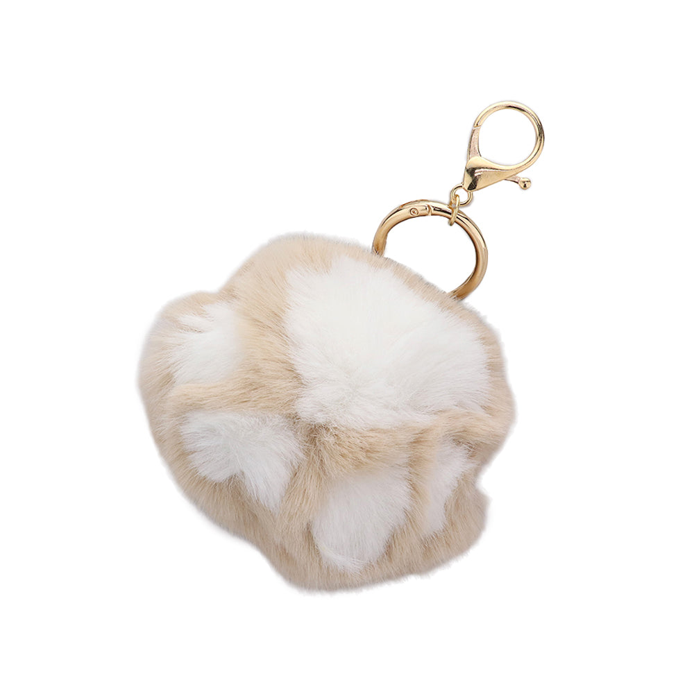 Faux Fur Paw Bag Charm