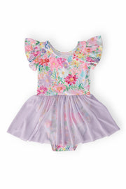Field of Flowers S/S Twirl Leotard