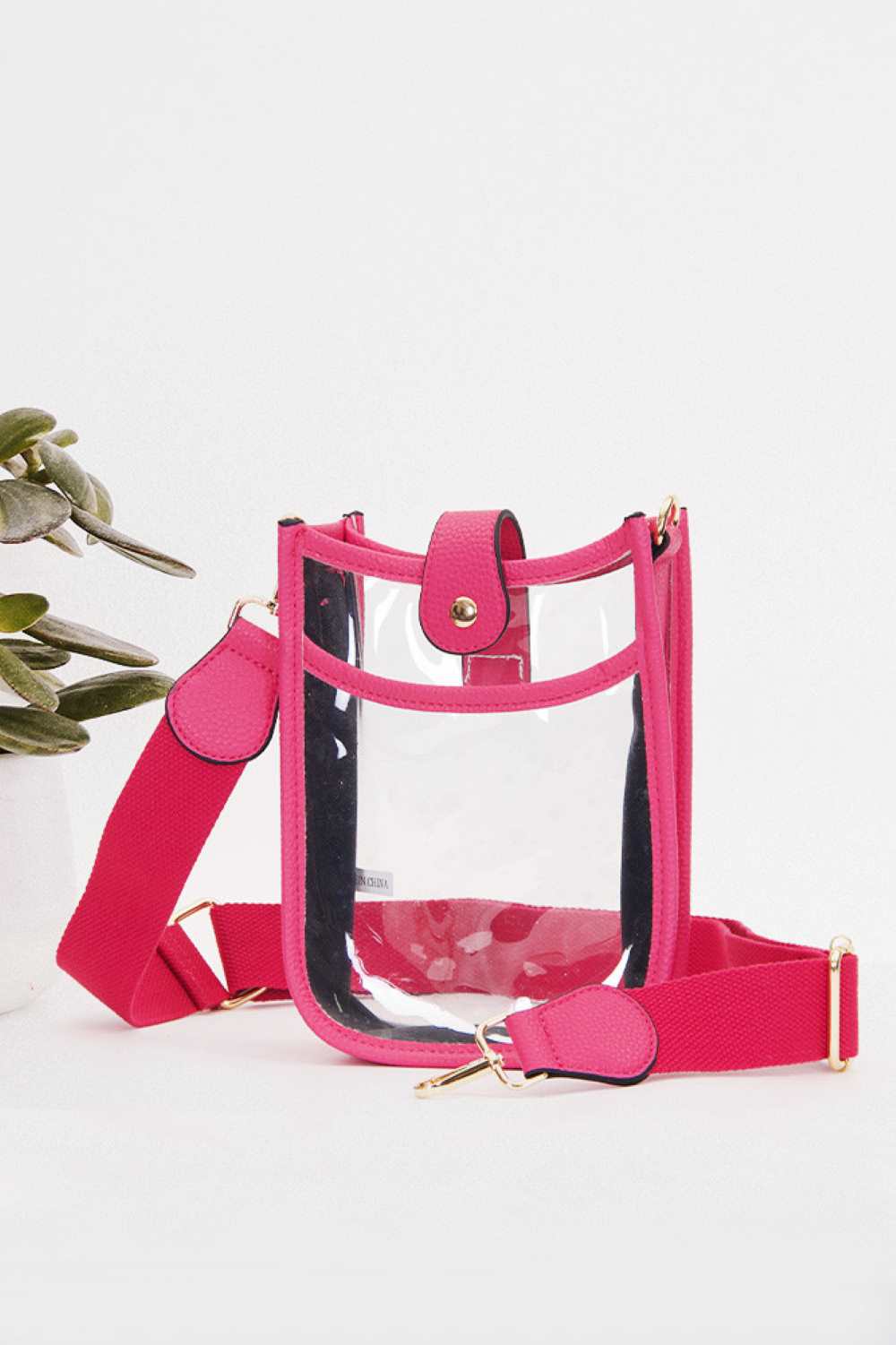 Pretty Clear Stadium Crossbody Mini Bag