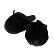 Fuzzy Faux Fur Bunny Soft Home Indoor Floor Slippers