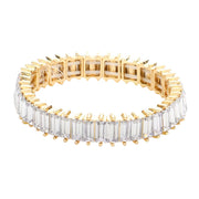 Rectangle Stone Stretch Evening Bracelet