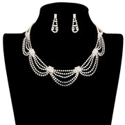 Rhinestone Pave Collar Necklace