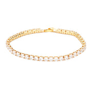 Round CZ Evening Bracelet Cubic Zirconia Bubble Bracelet