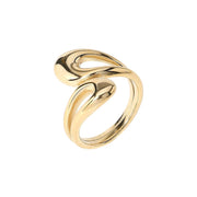 SECRET BOX Hypoallergenic Stainless Steel Teardrop Ring