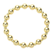 Stainless Steel Ball Beaded Stretch Bracelet