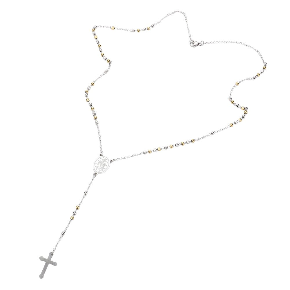 Stainless Steel Rosaries Necklace