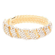 Trendy CZ Stone Pave Evening Bracelet