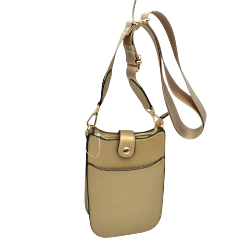 Vegan Leather Crossbody Bag with Adjustable Guitar Straps
