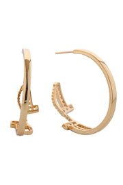14K Affection Pave CZ Post Earring