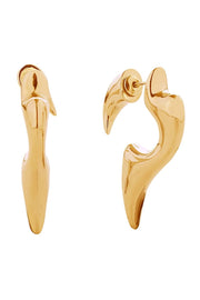 14K Angel Wings Post Earrings