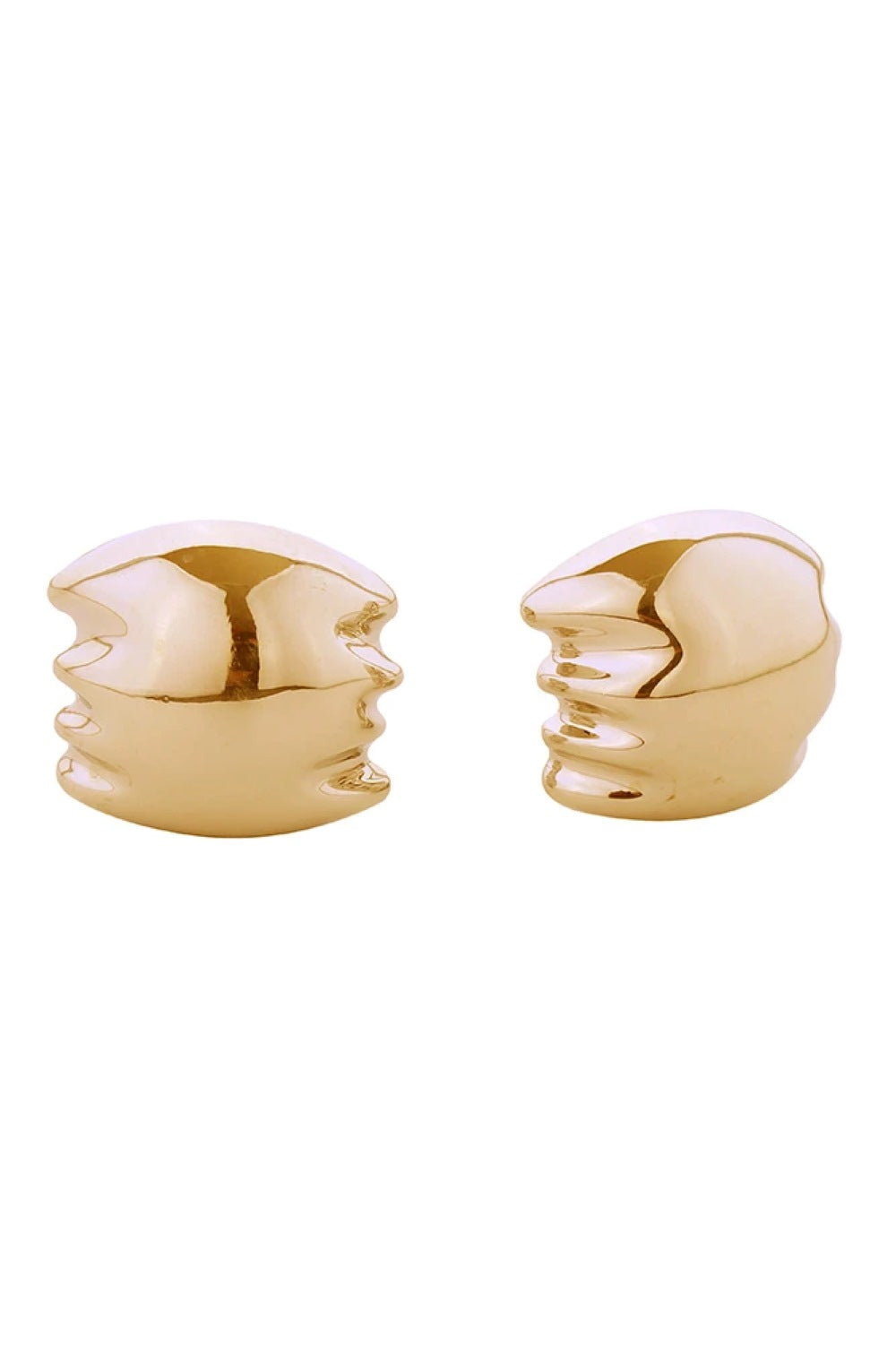 14K Bold Chunky Post Earring