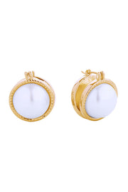 14K Double Pearl Pincatch Earrings