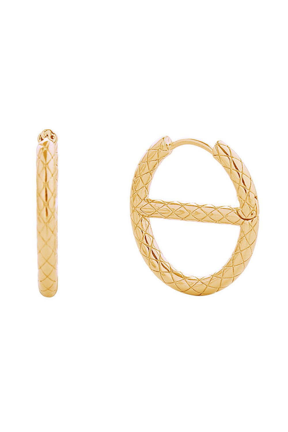 14K Farandole Huggie Earrings