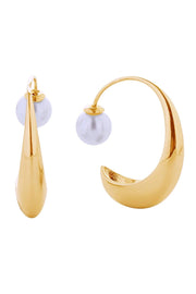 14K Large Prince Rubert Drop Pearl Earrings