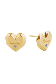 14K Love Actually Post Earrings