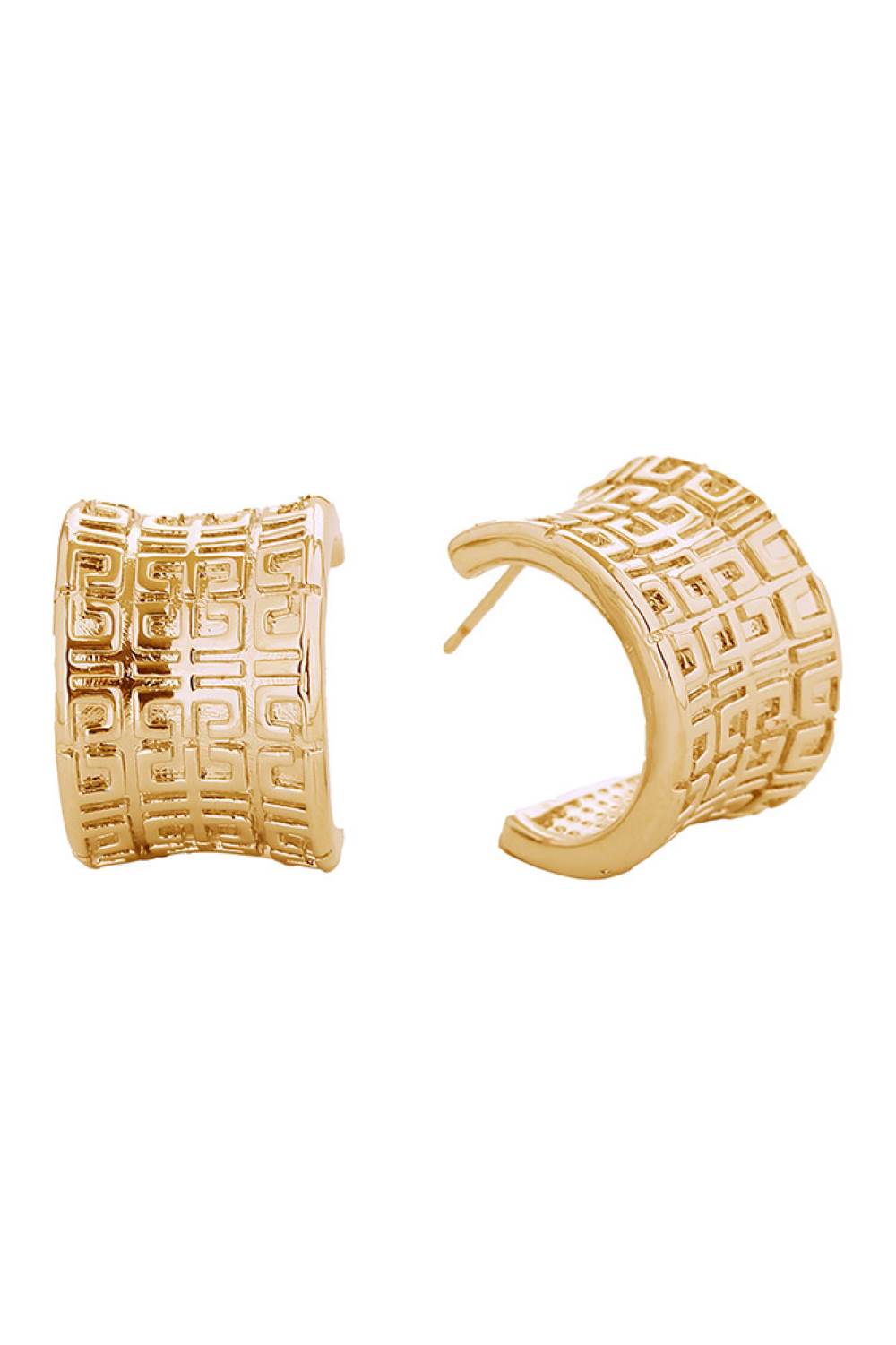 14K Mid Century Post Earrings