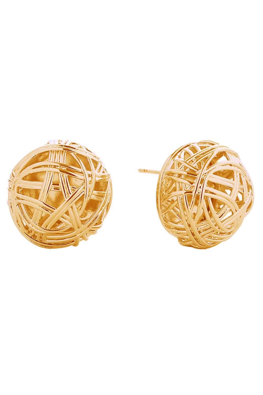 14K Nest Post Earrings