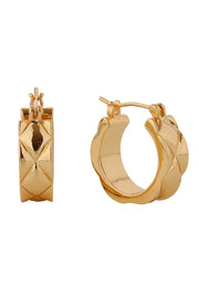 14K Puffy Koco Crush Pincatch Earrings