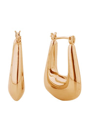 14K Puffy Square Pincatch Earrings
