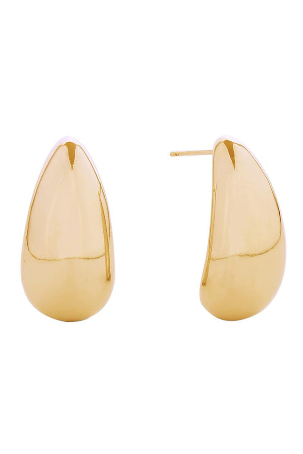 14K Teardrop Post Earrings