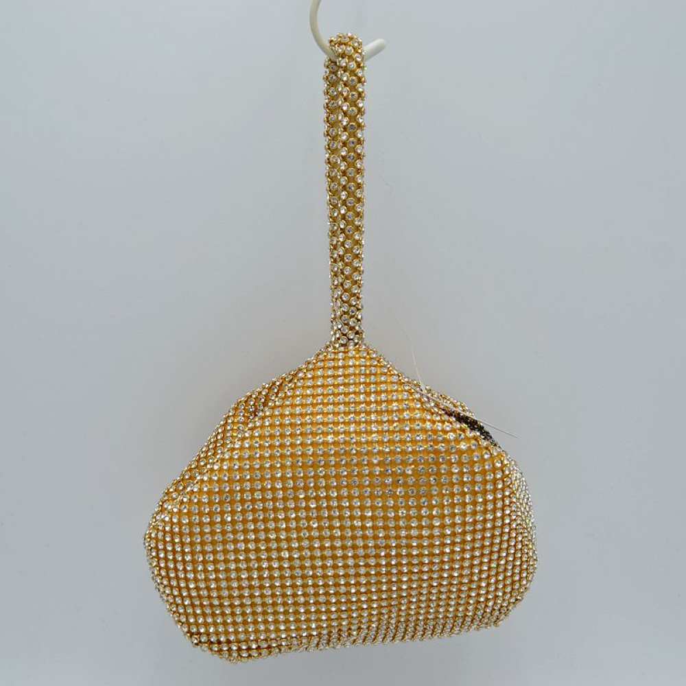 Chic Rhinestone Bling Wristlet Evening Bag