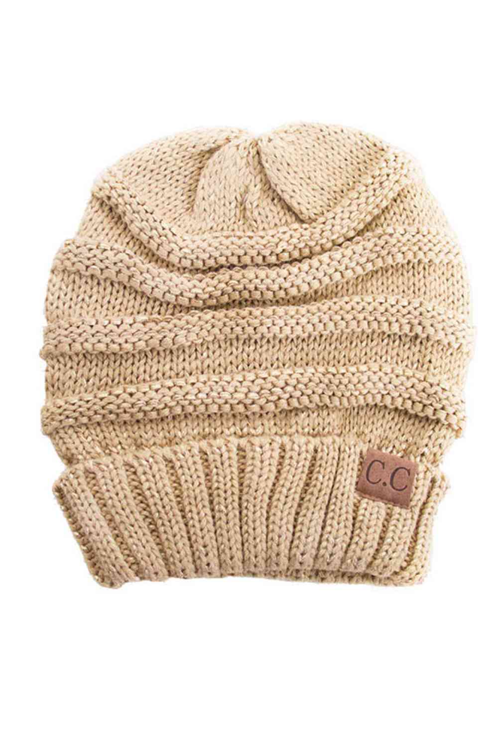 C.C Metallic Slouchy Beanie