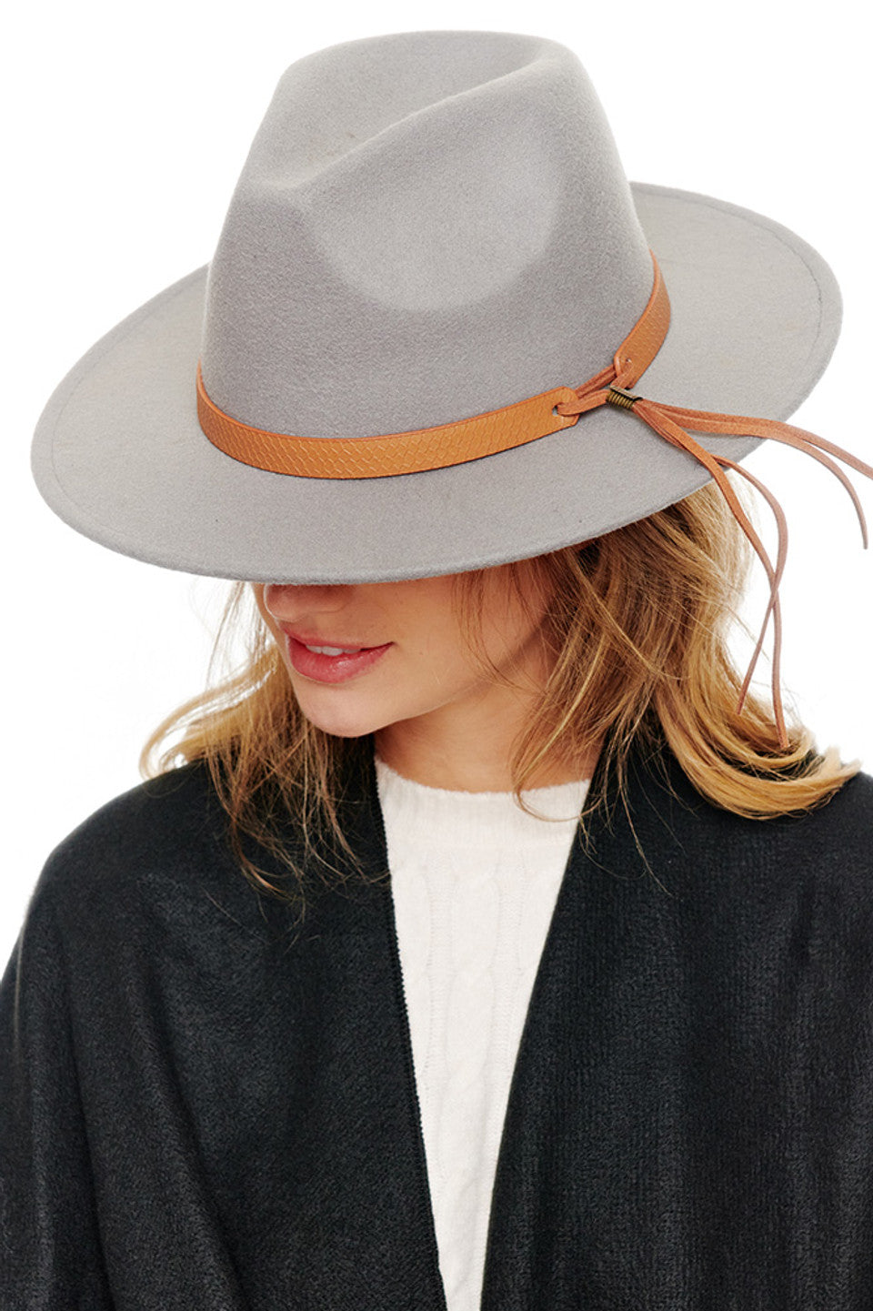 Felt Solid Fedora Hat