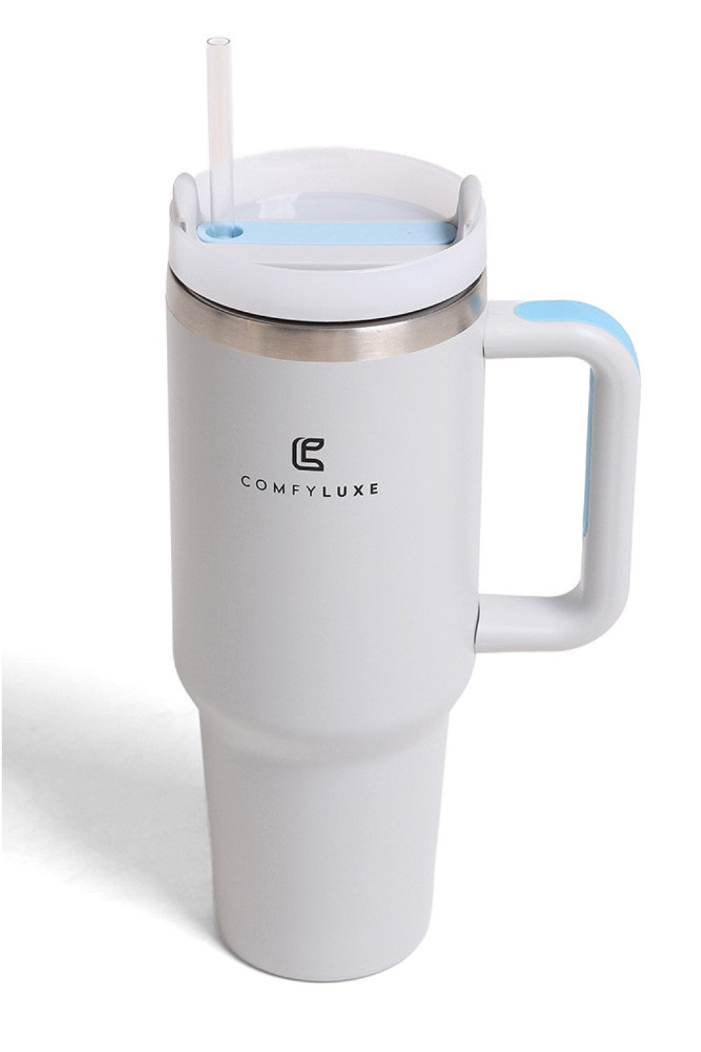 Solid Color 40oz Handle Tumbler