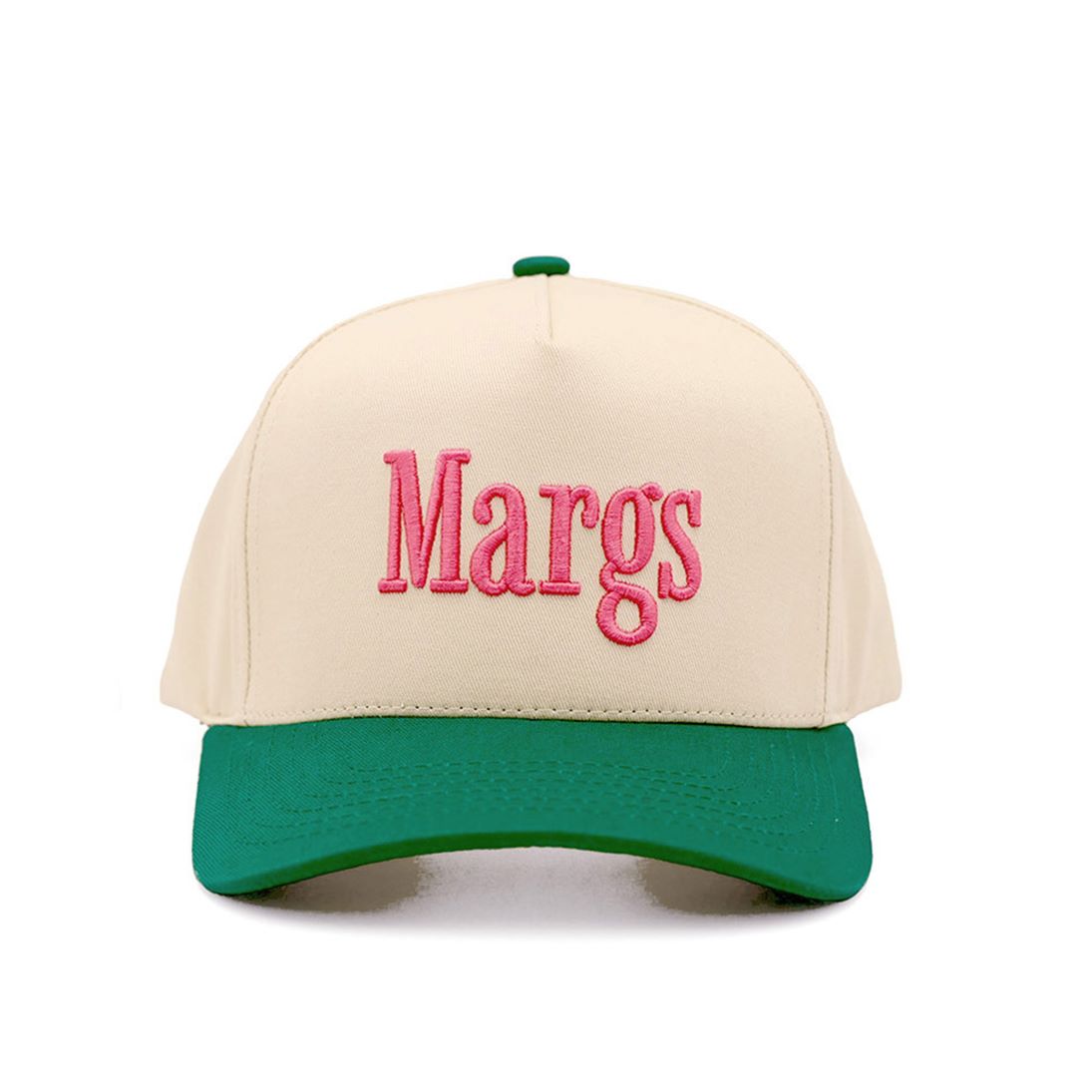 C.C MARGS Lettering Two Tone Trucker Baseball Cap