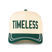 C.C TIMELESS Letter Two Tone Trucker Snapback Cap