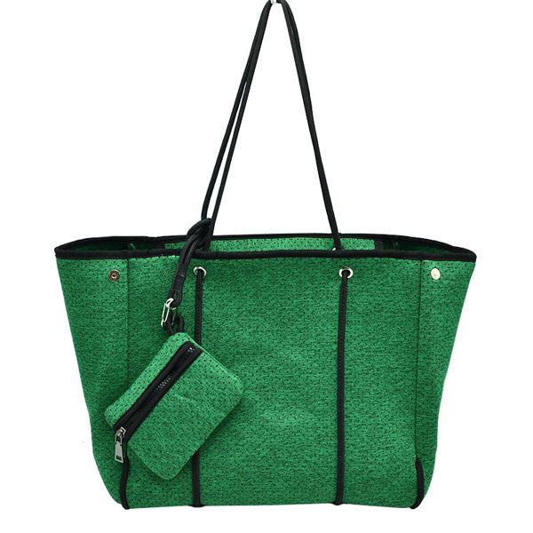 Large Tote Bag Women Work Bag Purse Neoprene Zip