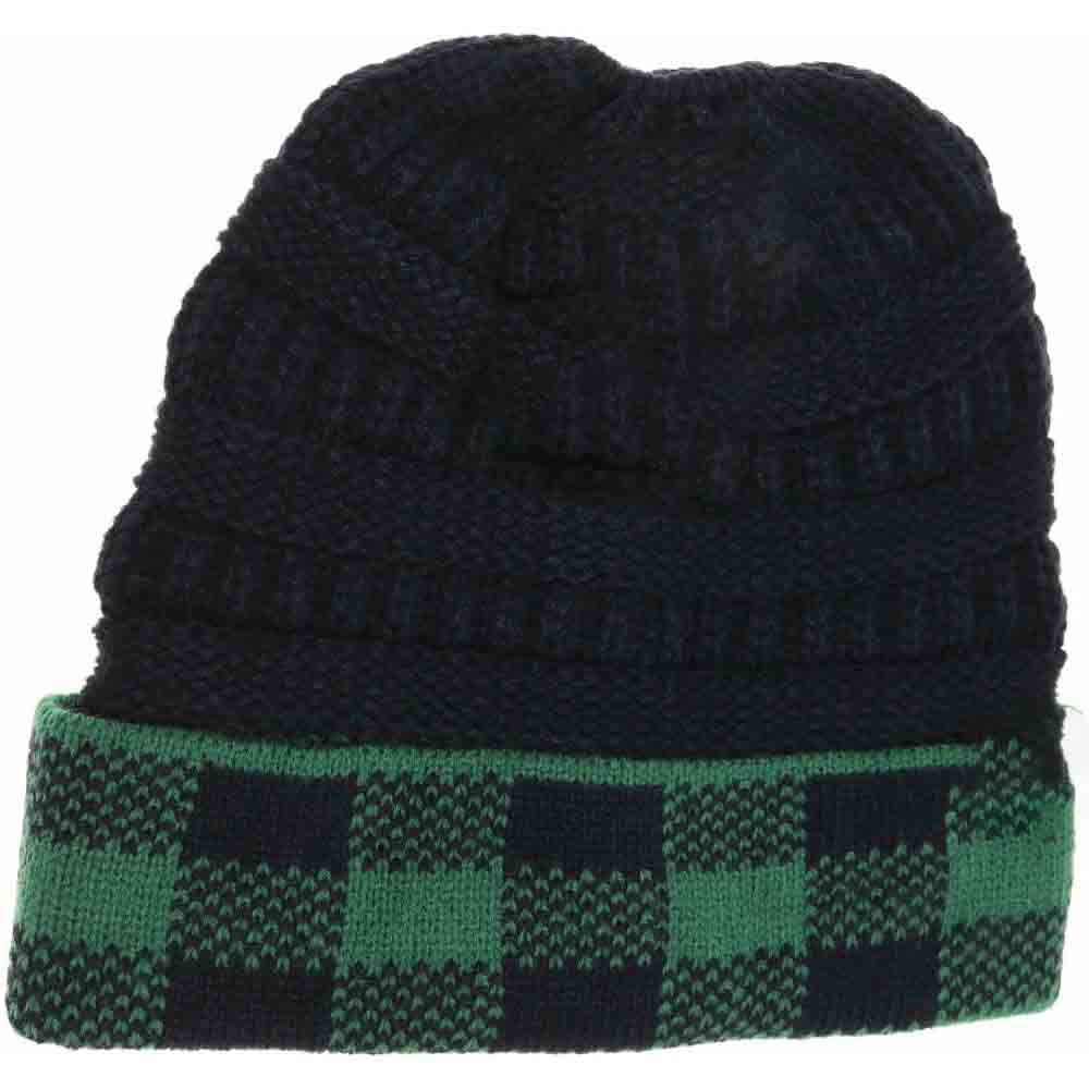 Buffalo Check C.C Beanie Tail