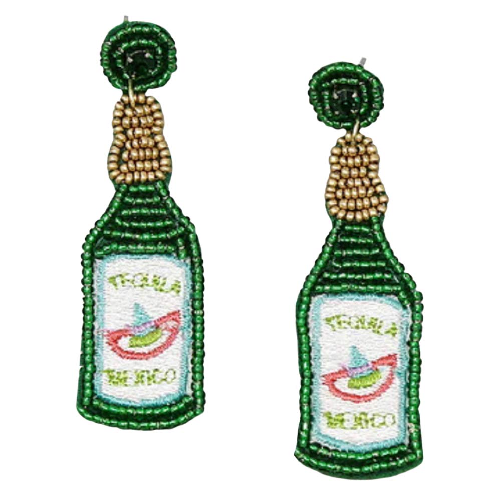 Tequila Seed Bead Earrings